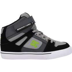 DC Παιδικά Sneakers Μποτάκια Ανθρακί Μαύρα ADBS300324-008