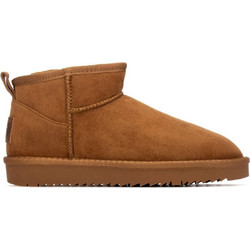 Xti Γυναικεία Μποτάκια Suede Ταμπά με Γούνα 144442-003