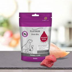 Platinum Click-Bits with Chicken & Lamb 150gr