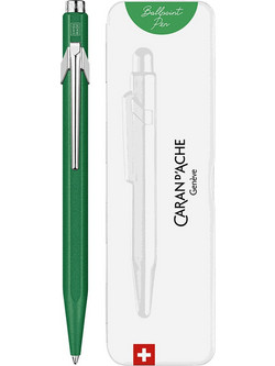 Caran d'Ache 849 Colormat-X Green Στυλό Διαρκείας 0.7mm Μπλε 233.351942