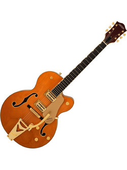 Gretsch Synchromatic Nashville Ηλεκτρική Κιθάρα Hollow με Μαγνήτες HH & Ταστιέρα Ebony Orange Stain