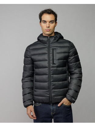 Devergo Ανδρικό Μπουφάν Χειμωνιάτικο Puffer Μαύρο 1D25FW3039KA1600-16