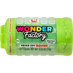MGA Entertainment Wonder Factory Never Dry Dough Single Pack Green