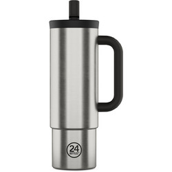 24Bottles Straw Cup Brushed Steel 800ml