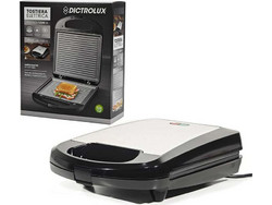 Dictro Lux 887904 Τοστιέρα με Αποσπώμενες Πλάκες για 2 Τοστ 1200W