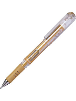 Pentel Hybrid Grip Metallic Στυλό Gel 1mm Χρυσό 3474377923694