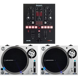 Numark Scratch LP140 Silver Bundle