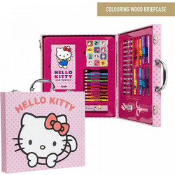 Cerda Hello Kitty Σετ Ζωγραφικής με Βαλιτσάκι 42τμχ
