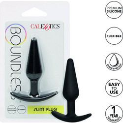 CalExotics Boundless Slim Πρωκτική Σφήνα 7.5cm Μαύρη D-238385