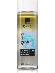 Avon Sk!n Vit E & Marula Λάδι Ντεμακιγιάζ 200ml