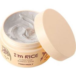 Tonymoly I'm Rice Clarifying Blemish Κρεμώδης Μάσκα Προσώπου για Λάμψη & Καταπράυνση 100ml