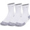 Under Armour Ανδρικές Κάλτσες Ψηλές Λευκές 3Pack 1387043-101