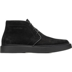 Kricket Ανδρικά Μποτάκια Suede Μαύρα 25X-1040B-3