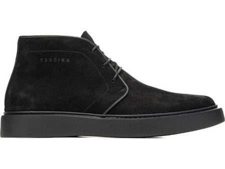 Kricket Ανδρικά Μποτάκια Suede Μαύρα 25X-1040B-3