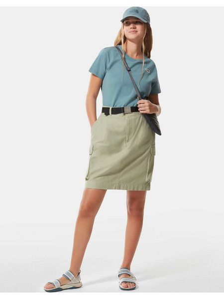 The North Face Μίνι Φούστα Υφασμάτινη Ψηλόμεση Cargo Χακί NF0A5JBH3X31