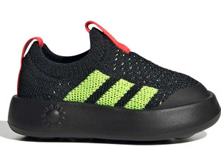 Adidas Bubblecomfy Παιδικά Sneakers Μαύρα Lime JP9306