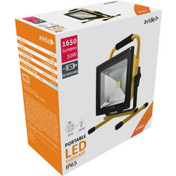 Avide PRD-000022338 Επαναφορτιζόμενος Προβολέας Led 1650lm