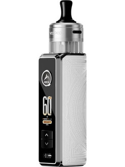 VooPoo Drag S3 White Ηλεκτρονικό Τσιγάρο Pod Kit 5ml με Ενσωματωμένη Μπαταρία