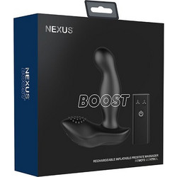 Nexus Boost Πρωκτική Σφήνα Ασύρματη με Δόνηση 12.8cm Μαύρη