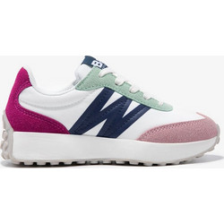 B&W Παιδικά Sneakers Λευκά Φούξια Πράσινο Mint BJSH333022