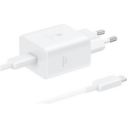 Samsung EP-T4511 Φορτιστής με Καλώδιο USB-C με Θύρα USB-C 45W Power Delivery White