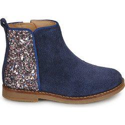 Pom d'Api Trip Παιδικά Μποτάκια Navy Μπλε Suede με Φερμουάρ T1GAVG0402