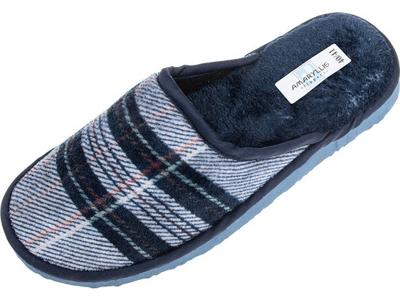 Amaryllis Slippers Slippers Χειμερινές Ανδρικές Παντόφλες Γκρι 53211-6