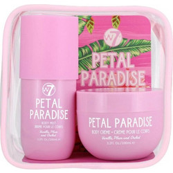 W7 Petal Paradise Body Mist 100ml + Body Cream 100ml