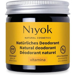 Niyok Vitamina Φυσικό Αποσμητικό σε Κρέμα 24h Χωρίς Αλουμίνιο 40ml