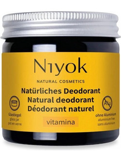Niyok Vitamina Φυσικό Αποσμητικό σε Κρέμα 24h Χωρίς Αλουμίνιο 40ml