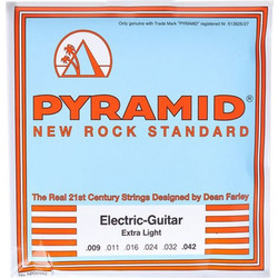 Pyramid New Rock Standard Σετ 6 Χορδές Ηλεκτρικής Κιθάρας 9-42" Extra Light Tension