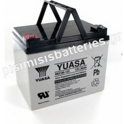 Yuasa REC36-12 Μπαταρία VRLA 12V 36Ah