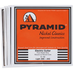 Pyramid Nickel Classics Σετ 6 Χορδές Ηλεκτρικής Κιθάρας Pure Nickel 9-42" Light Tension