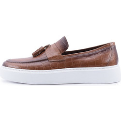Damiani Ανδρικά Μοκασίνια Loafers Δερμάτινα Καφέ 6900