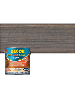 Mercola Decor Xylofarm Aqua Βερνίκι Εμποτισμού Ξύλου Νερού Γκρι Ματ 10lt