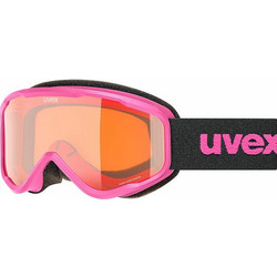 Uvex Speedy Nova S5538619030 Μάσκα Σκι & Snowboard Παιδική Ροζ με Φακό Καθρέπτη Πορτοκαλί