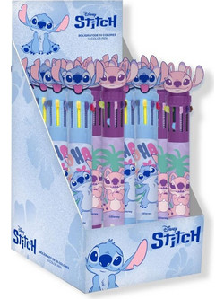 Disney Stitch Στυλό Διαρκείας Πολύχρωμο Διάφορα Σχέδια