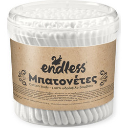 Endless Μπατονέτες Βαμβακερές Χάρτινες 200τμχ