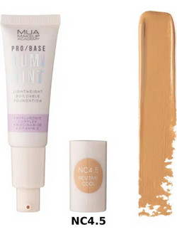 MUA Lumi Tint NC4.5 Liquid Foundation 30ml