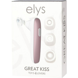 Toyz4lovers Elys Great Kiss Vibrator Λευκός Κλειτοριδικός Δονητής Ροζ