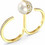 Guess Γυναικείο Δαχτυλίδι από Ατσάλι Xρυσό UBR04453JWYG