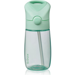 B.Box Παιδικό Παγούρι Πλαστικό BPA Free με Καλαμάκι Πράσινο Mint 380ml