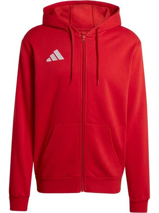 Adidas Ανδρική Ζακέτα Φούτερ με Κουκούλα και Φερμουάρ Κόκκινη KF5944