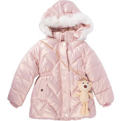 Serafino Παιδικό Μπουφάν Χειμωνιάτικο Puffer Ροζ FW25-Y801