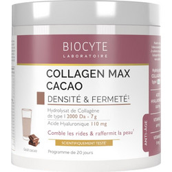 Biocyte Collagen Max Cacao με Υαλουρονικό Οξύ Βιοτίνη & Βιταμίνη C 260gr