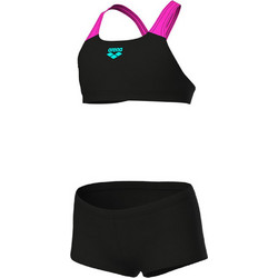 Arena Αθλητικό Παιδικό Μαγιό Bikini Set για Κορίτσι Μαύρο Φούξια 010573-590