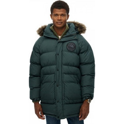 Superdry Ανδρικό Μπουφάν Χειμωνιάτικο Παρκά Πετρόλ M5012208A
