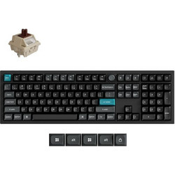 Keychron Q6 Ultra 8K Ασύρματο Μηχανικό Gaming Πληκτρολόγιο με Keychron Silk POM Brown Διακόπτες RGB Black