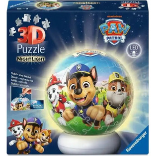 Παιδικό Puzzle Ravensburger 3D Nightlight Paw Patrol 73 Κομμάτια