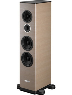 Audio Solutions Overture O304F Ζεύγος Ηχείων Hi-Fi Δαπέδου 120W 3 Δρόμων Light Oak